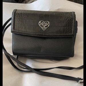 Brighton leather crossbody organizer purse